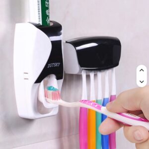 Ensemble distributeur de dentifrice et Porte-brosse à dents