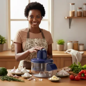 femme-cuisinant-avec-l-plucheur-dail